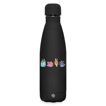 Vibrant Coral Reef - Matte Insulated Water Bottle 500 ml - black - Front