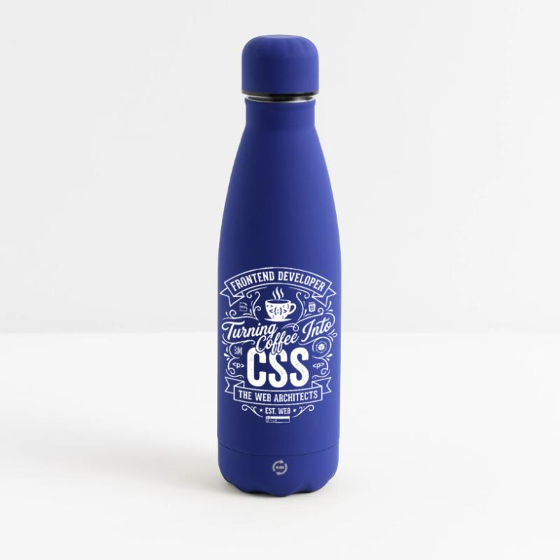 Frontend Coffee CSS Tee Matte Insulated Water Bottle 500 ml
