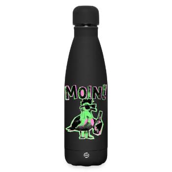 Punker Möwe Kiez Schanze Moin - Bouteille isotherme SOFT TOUCH 500 ml - noir - Devant