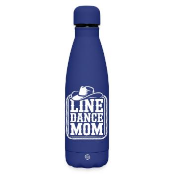 Line Dance Mutter - Matte Thermosflasche 500 ml - Dunkelblau  - Vorne