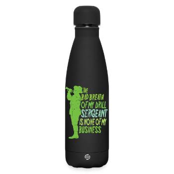 Drill Sergeant - Matte Thermosflasche 500 ml - Schwarz - Vorne
