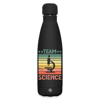 Science d’équipe - Bouteille isotherme SOFT TOUCH 500 ml - noir - Devant