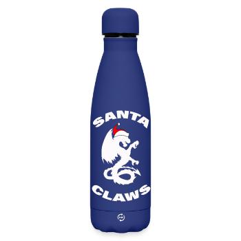 SANTA CLAWS - Matte Insulated Water Bottle 500 ml - dark blue  - Front