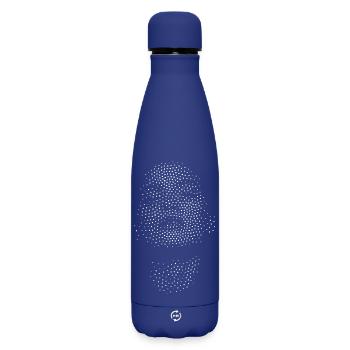 Visage Glamour Belle Kim Symbole Fashionista Fille - Bouteille isotherme SOFT TOUCH 500 ml - bleu foncé  - Devant