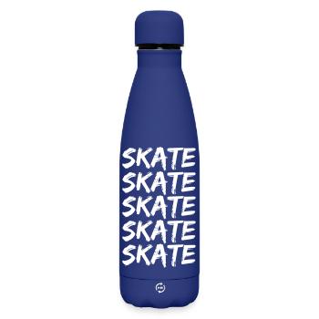 Skate - Matte Insulated Water Bottle 500 ml - dark blue  - Front