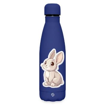 Hare - Matte Insulated Water Bottle 500 ml - dark blue  - Front