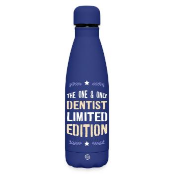 The One Dentist Limited Edition - Matte Insulated Water Bottle 500 ml - dark blue  - Front