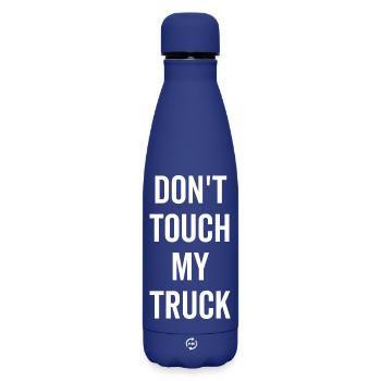 Berühren Sie meinen Truck nicht - Matte Thermosflasche 500 ml - Dunkelblau  - Vorne