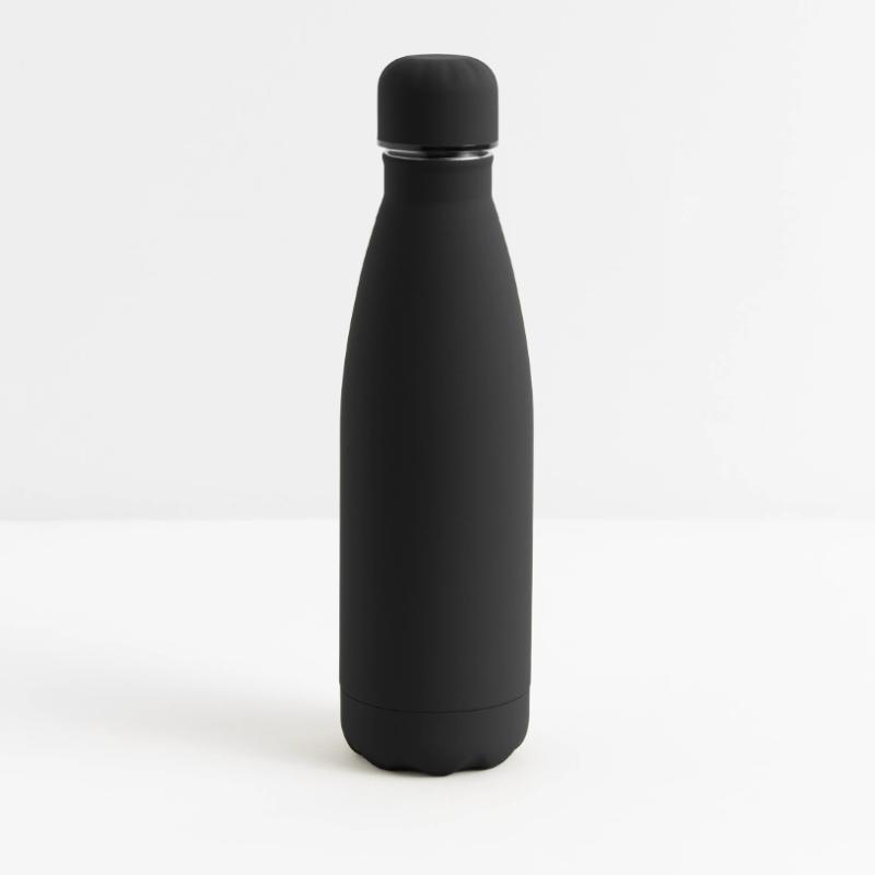Gradient Triangle Pattern Pink Matte Insulated Water Bottle 500 ml
