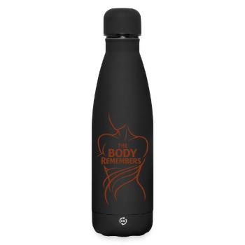 Somatic Healing Somatic Therapy - Matte Insulated Water Bottle 500 ml - black - Front