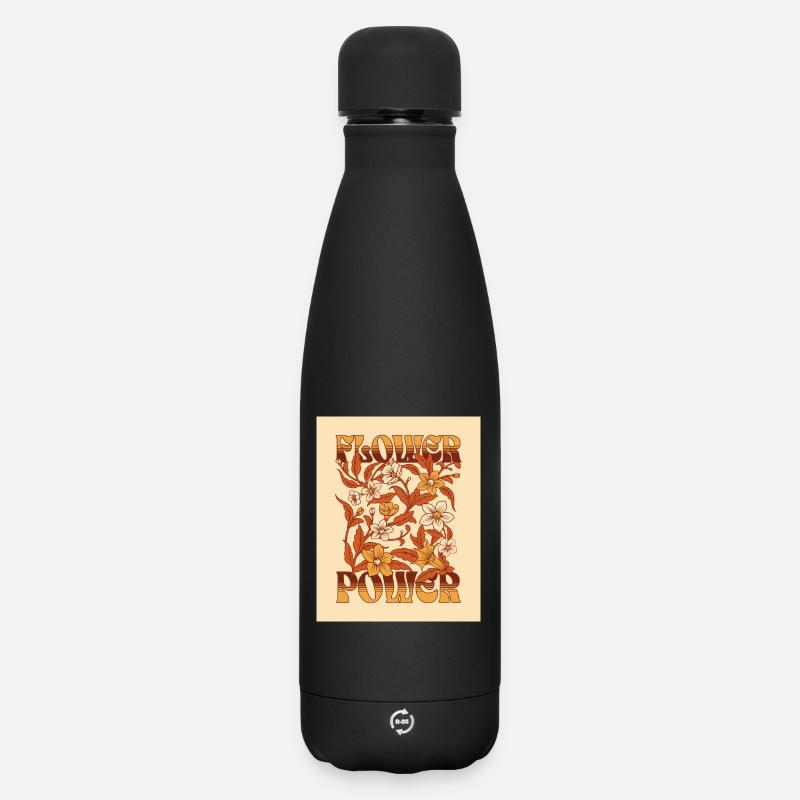 Le pouvoir des fleurs - Bouteille isotherme SOFT TOUCH 500 ml - noir