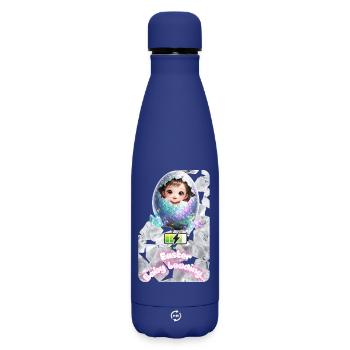 Explosion des œufs de bébé de Bourgeon de Pâques - Bouteille isotherme SOFT TOUCH 500 ml - bleu foncé  - Devant