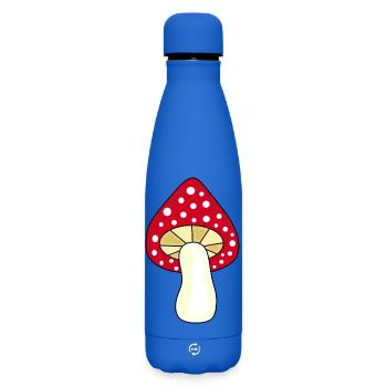Fliegenpilz, Pilz im Wald Geschenk - Matte Thermosflasche 500 ml - Königsblau - Vorne