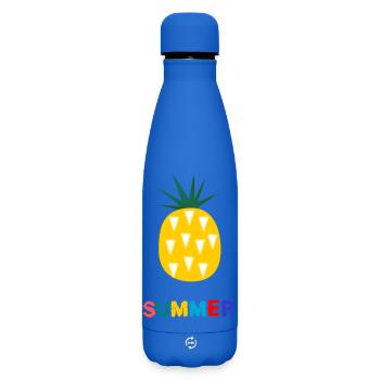 FEIERTAG. FROHE FEIERTAGE. GELIEBTE. MEISTER. LEHRER - Matte Thermosflasche 500 ml - Königsblau - Vorne