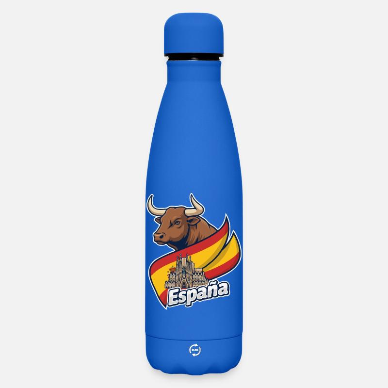 Toro Español con Barcelona - Bouteille isotherme SOFT TOUCH 500 ml - bleu roi