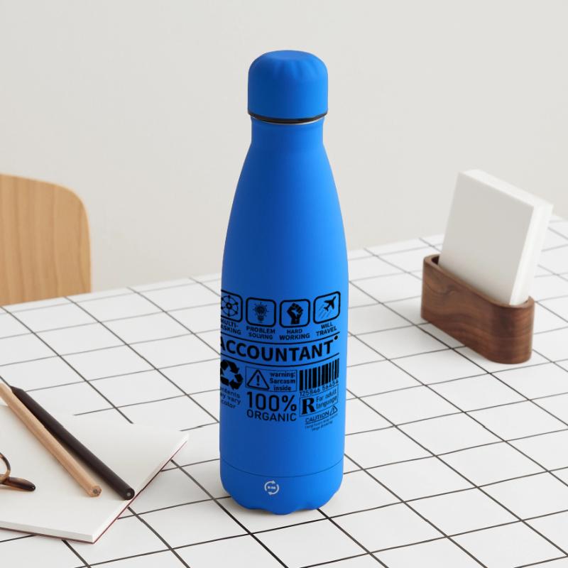 Accountant Multi Tasking Problem Solving Hard Work Matte Thermosflasche 500 ml