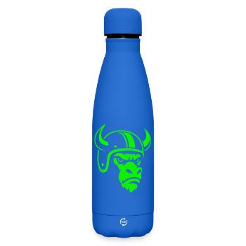 Biker Bull – Racing Spirit & Steel Head - Bouteille isotherme SOFT TOUCH 500 ml - bleu roi - Devant