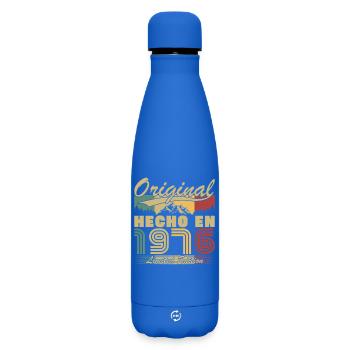 Hecho in 1976 Vintage Regalo de cumpleaños - Matte Thermosflasche 500 ml - Königsblau - Vorne