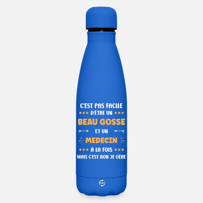 Medecin - Bouteille isotherme SOFT TOUCH 500 ml - bleu roi