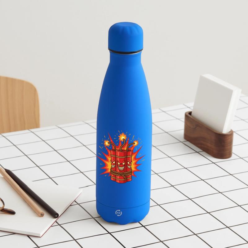 Exploding Dynamite Art Matte Insulated Water Bottle 500 ml