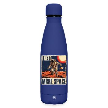 Ich brauche mehr Weltraumastronomie-Humor - Matte Thermosflasche 500 ml - Dunkelblau  - Vorne