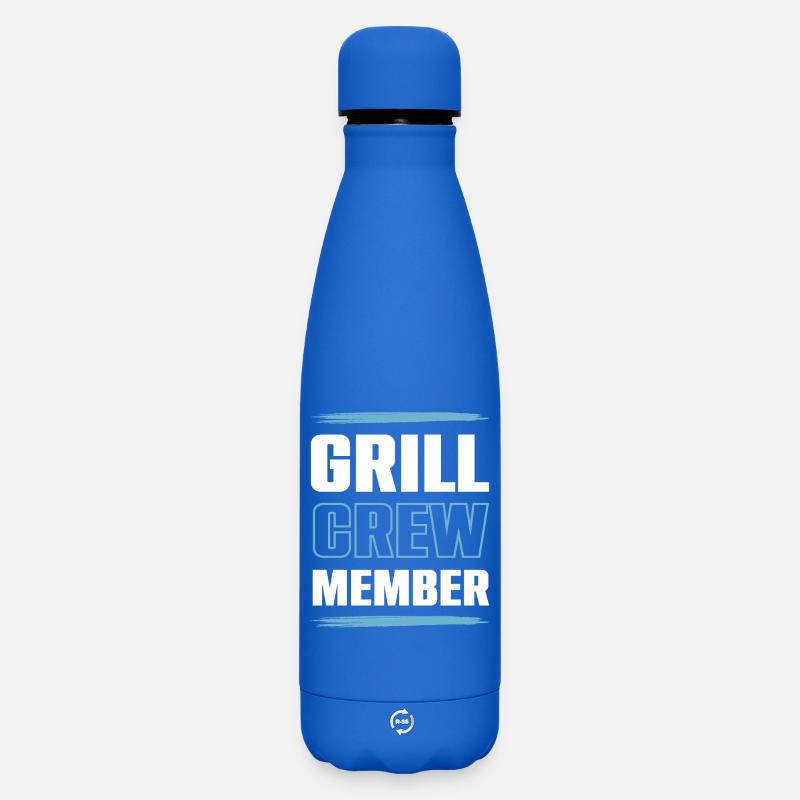 Grill Crew - Matte Thermosflasche 500 ml - Königsblau