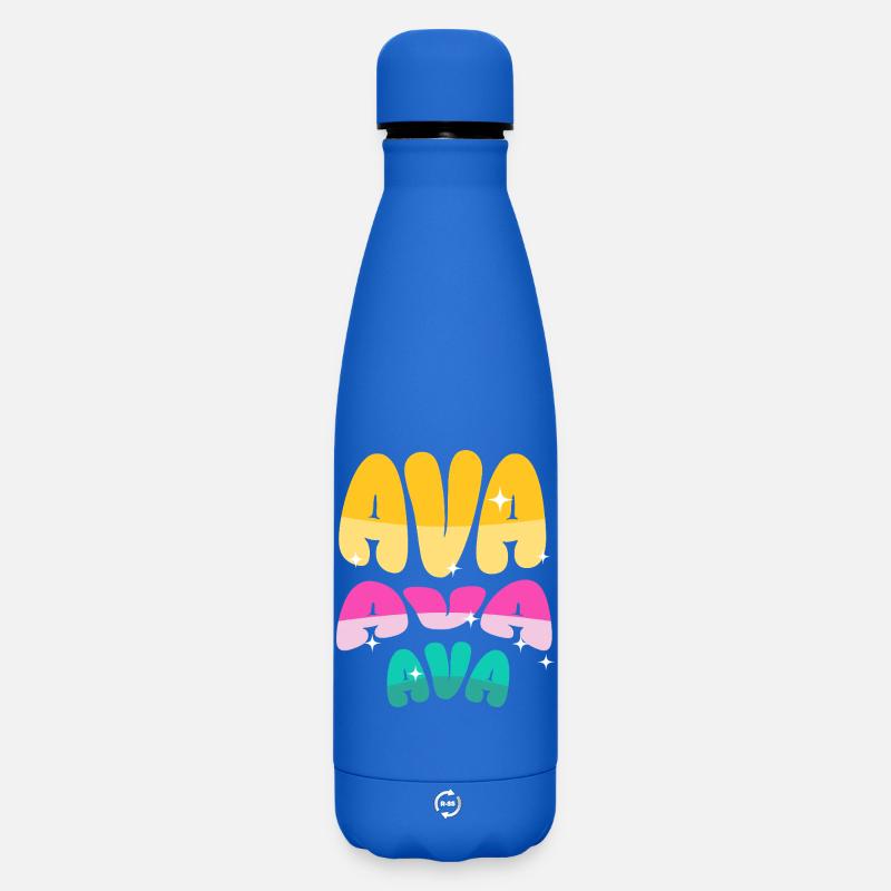 AVA - Matte Thermosflasche 500 ml - Königsblau