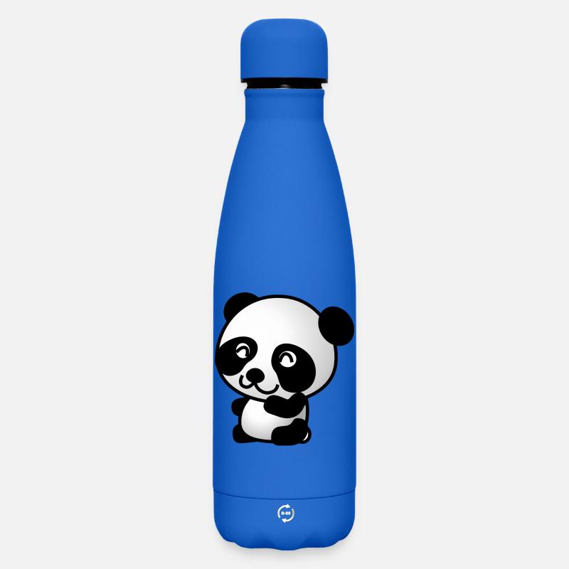 panda - Matte Insulated Water Bottle 500 ml - royal blue