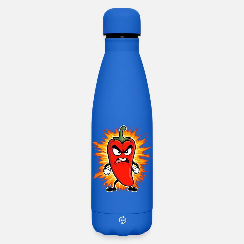 Paprika - Matte Thermosflasche 500 ml - Königsblau