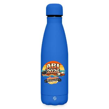 Abitur 2026 Abenteuer Zukunft - Matte Thermosflasche 500 ml - Königsblau - Vorne