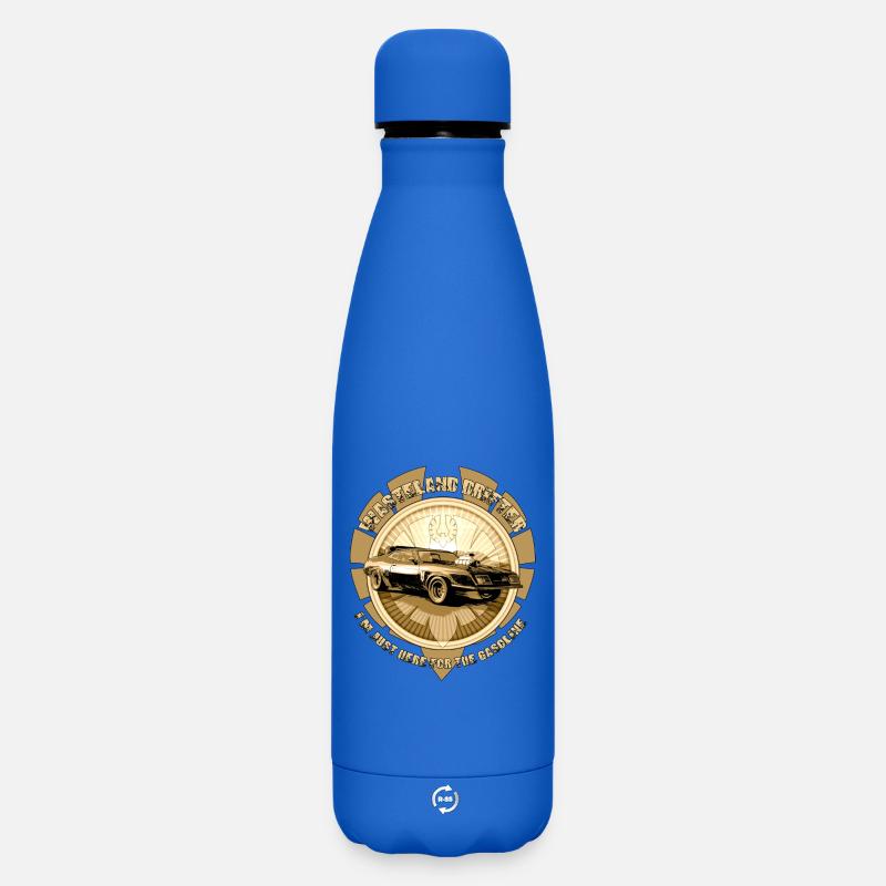 V8 de charge - Bouteille isotherme SOFT TOUCH 500 ml - bleu roi