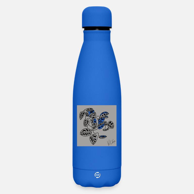 Affiche de plantes d’intérieur - Bouteille isotherme SOFT TOUCH 500 ml - bleu roi
