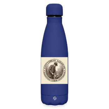 Gentleman Gardener - Matte Thermosflasche 500 ml - Dunkelblau  - Vorne