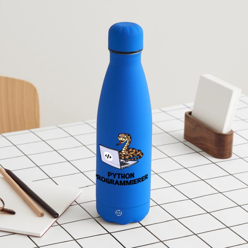 Programmierer Computer Code Developer Statement Matte Panorama Thermosflasche 500 ml