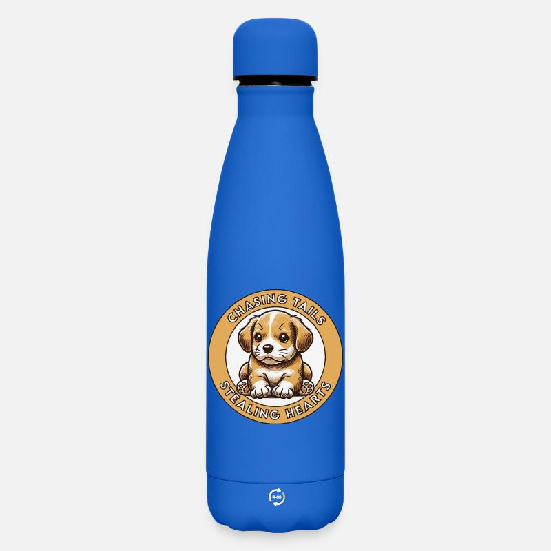 Don't do that! No! Stop it! Ah, you really did it. - Matte Thermosflasche 500 ml - Königsblau