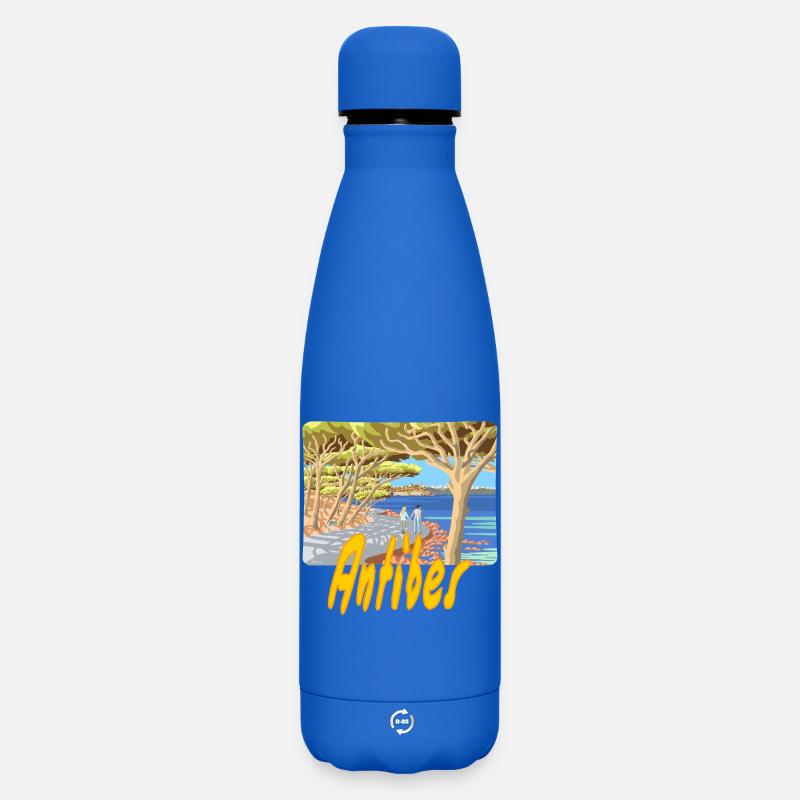 Antibes - Matte Thermosflasche 500 ml - Königsblau