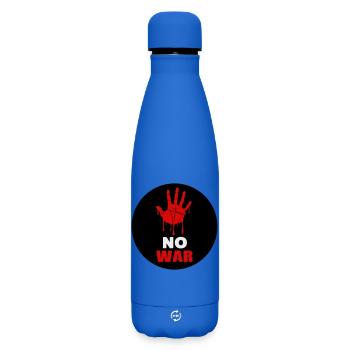 No War - Bouteille isotherme SOFT TOUCH 500 ml - bleu roi - Devant