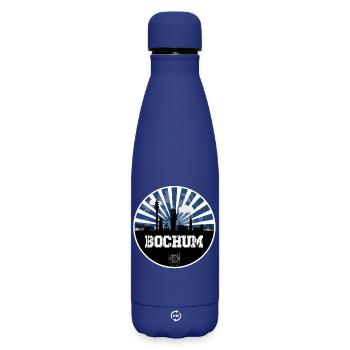 Bochum Skyline Home Game - Matte Insulated Water Bottle 500 ml - dark blue  - Front