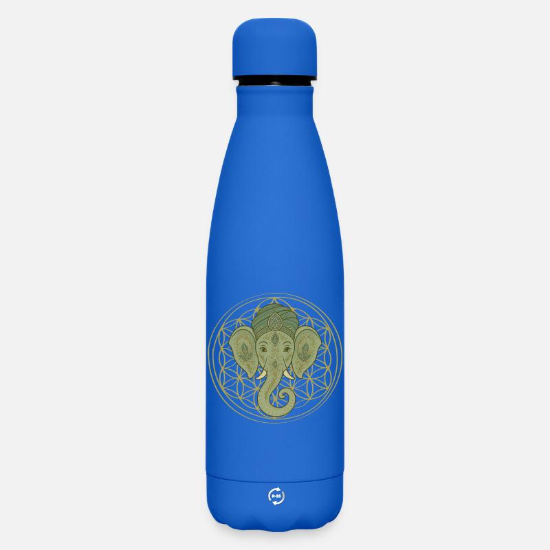 Éléphant - Bouteille isotherme SOFT TOUCH 500 ml - bleu roi