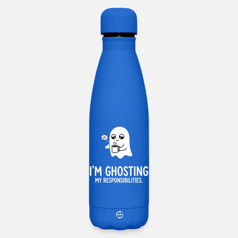 Ghosting de mes responsabilités - Bouteille isotherme SOFT TOUCH 500 ml - bleu roi