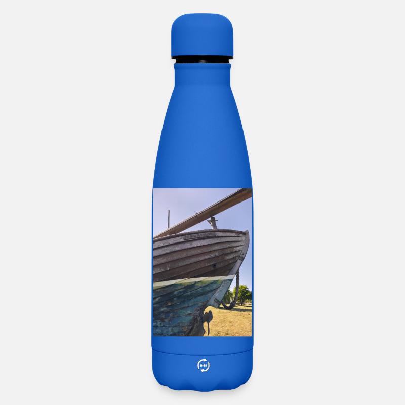 Escapade, eine ausgemusterte Yacht - Matte Thermosflasche 500 ml - Königsblau