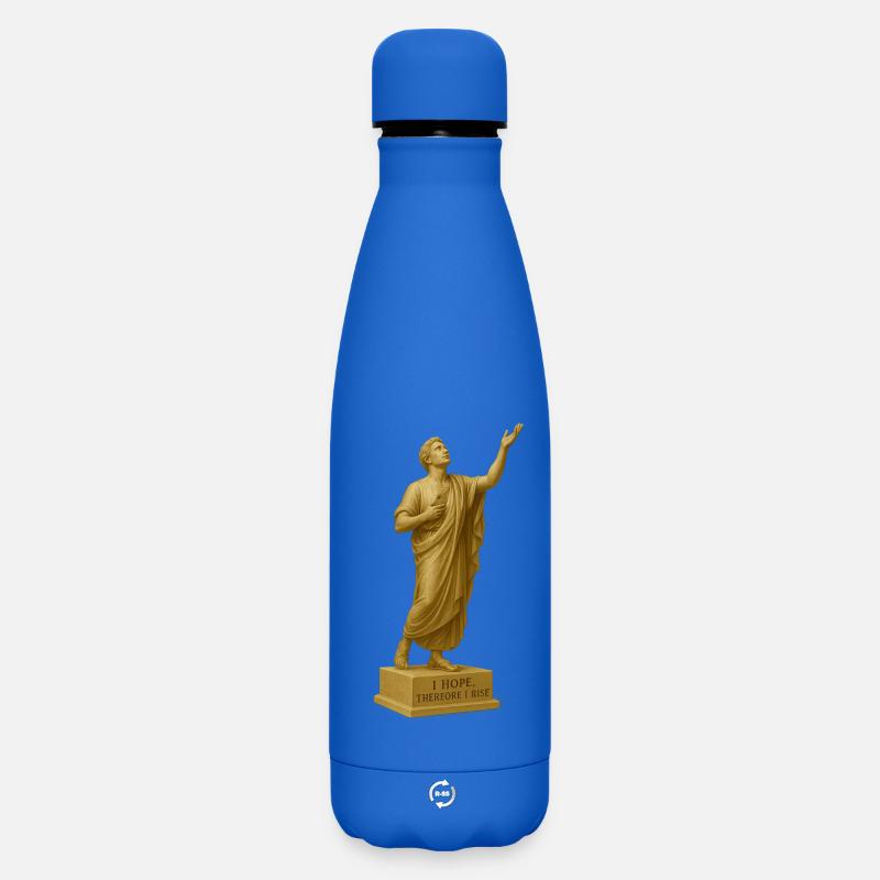 Statue d’art de l’espoir céleste - Bouteille isotherme SOFT TOUCH 500 ml - bleu roi