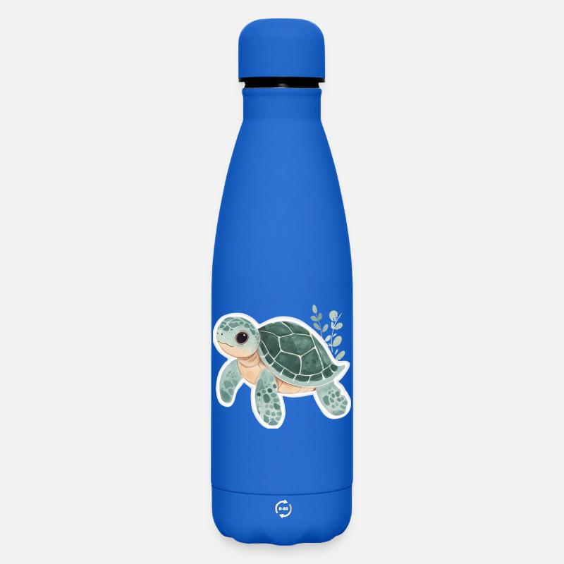 Tortue - Bouteille isotherme SOFT TOUCH 500 ml - bleu roi