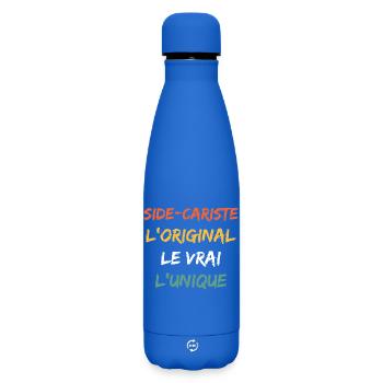 Side-Cariste Das Original, das Wahre, Das Einzigartige - Matte Thermosflasche 500 ml - Königsblau - Vorne