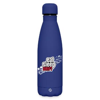 Eat Sleep Drift - Matte Thermosflasche 500 ml - Dunkelblau  - Vorne