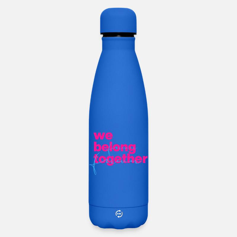 We belong together Neon Script - Matte Insulated Water Bottle 500 ml - royal blue