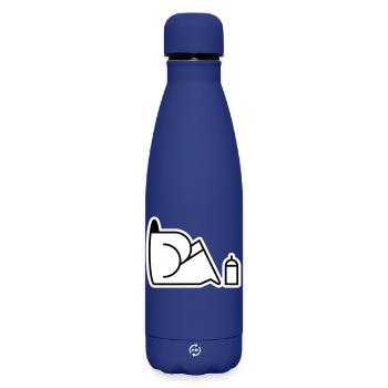 Looking For Cans - Matte Thermosflasche 500 ml - Dunkelblau  - Vorne