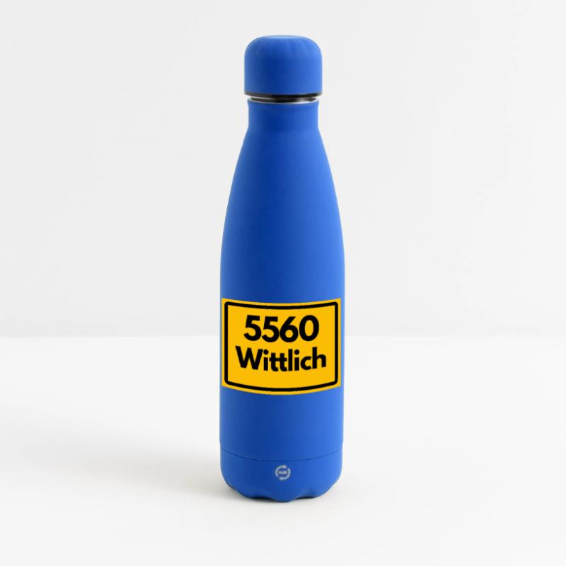 OLD POSTCODE POSTCODE RETRO 5560 WITTLICH Matte Insulated Water Bottle 500 ml