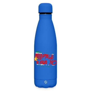 LOGO PBY EDITION FLAG 971 GUADELOUPE - Matte Insulated Water Bottle 500 ml - royal blue - Front