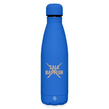 Batteur Rebelle - Bouteille isotherme SOFT TOUCH 500 ml - bleu roi - Devant